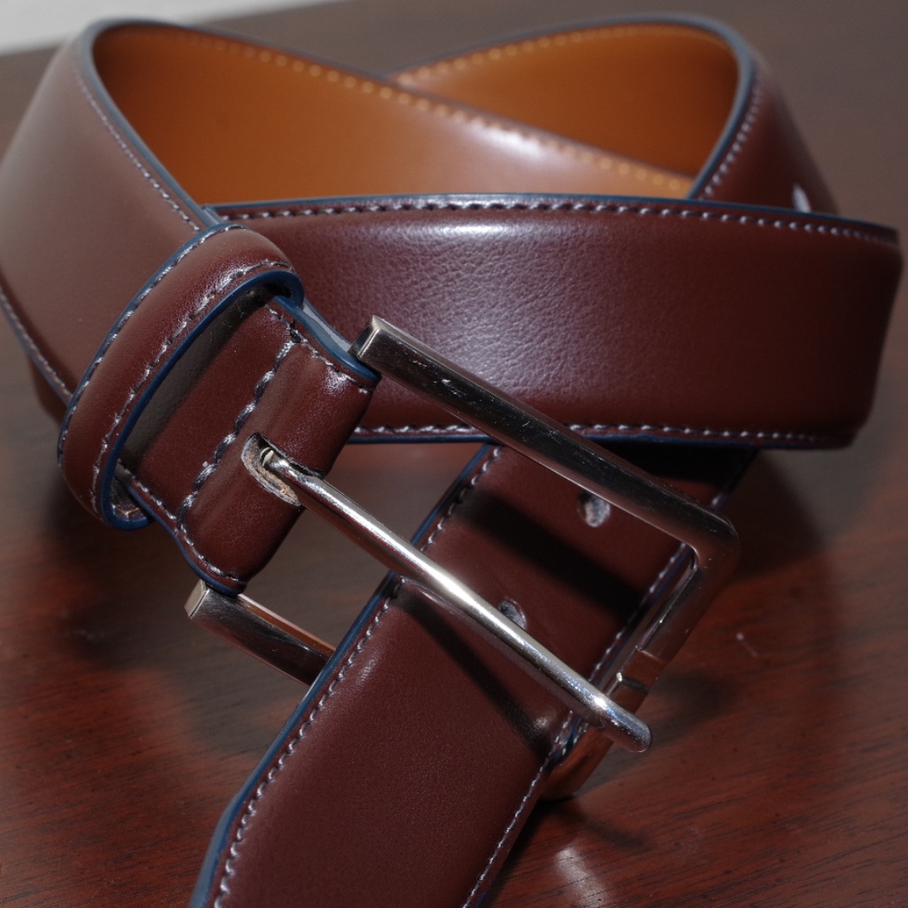 Leather belt